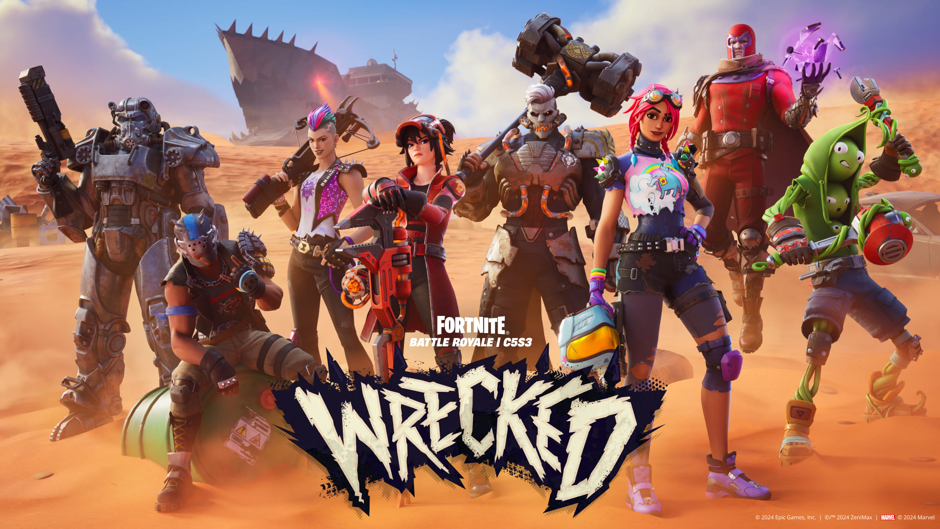 Fortnite Chapter 5 Season 3 "Wrecked" เปิดฉาก!
