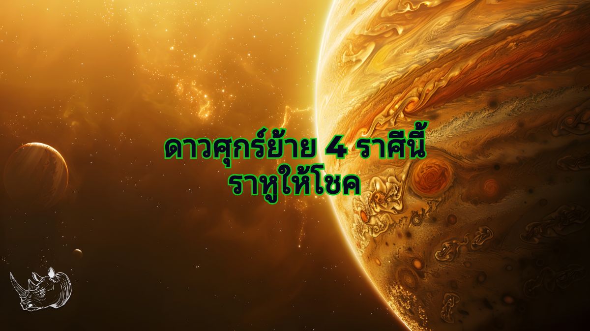 ดาวศุกร์ย้าย 4 ราศีนี้ ราหูให้โชค