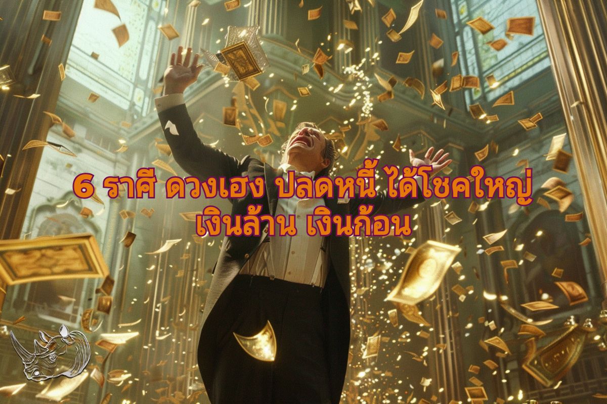 6 ราศี ดวงเฮง ปลดหนี้ ได้โชคใหญ่ เงินล้าน เงินก้อน