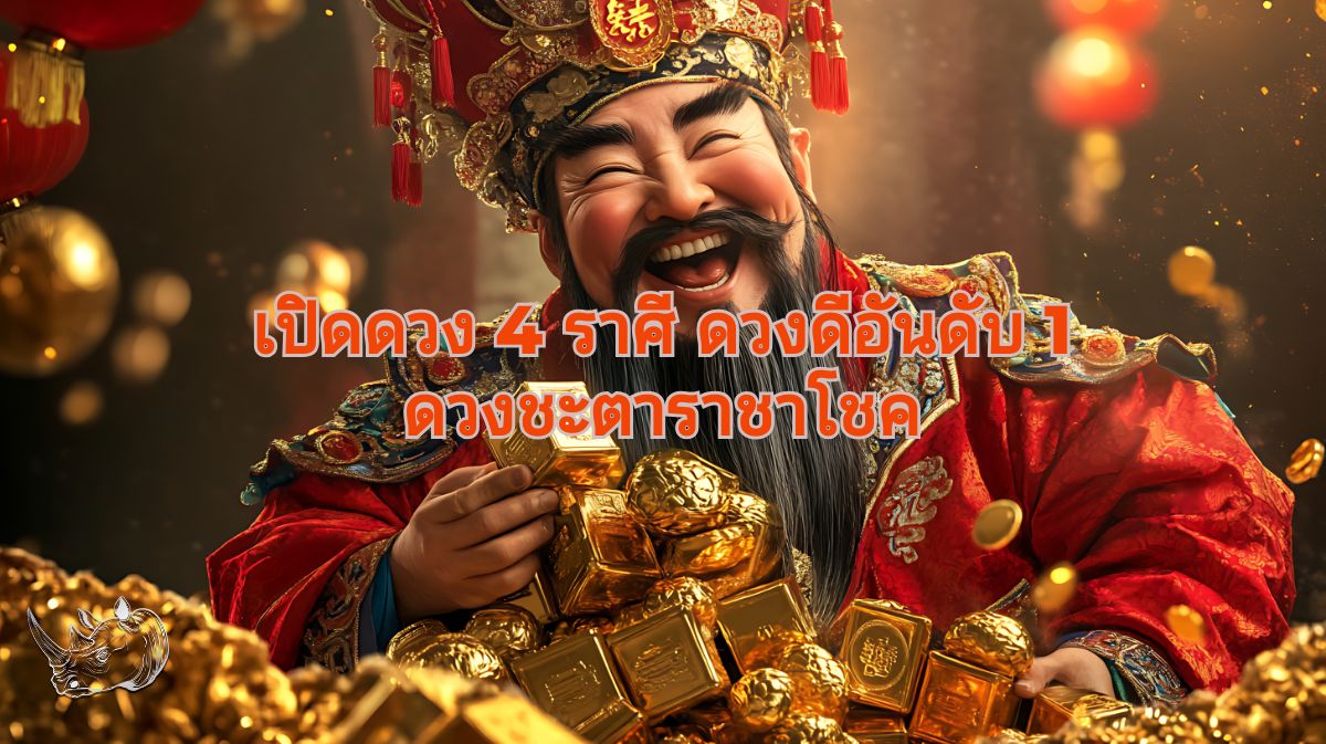 เปิดดวง 4 ราศี ดวงดีอันดับ 1 ดวงชะตาราชาโชค