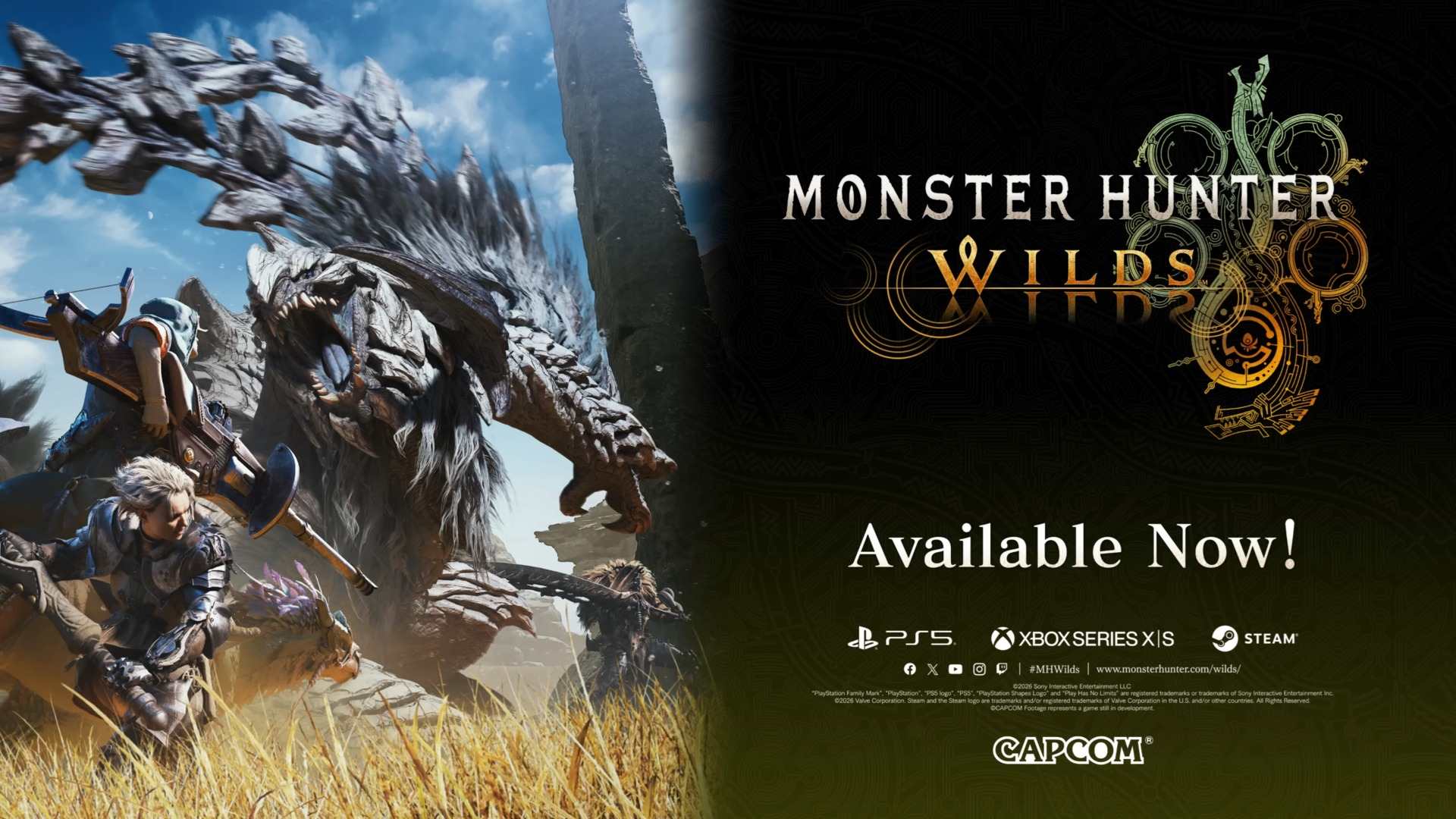 Monster Hunter Wilds อัปเดตใหญ่ Feb 2026! เผยบอสใหม่ Arch-tempered Arkveld